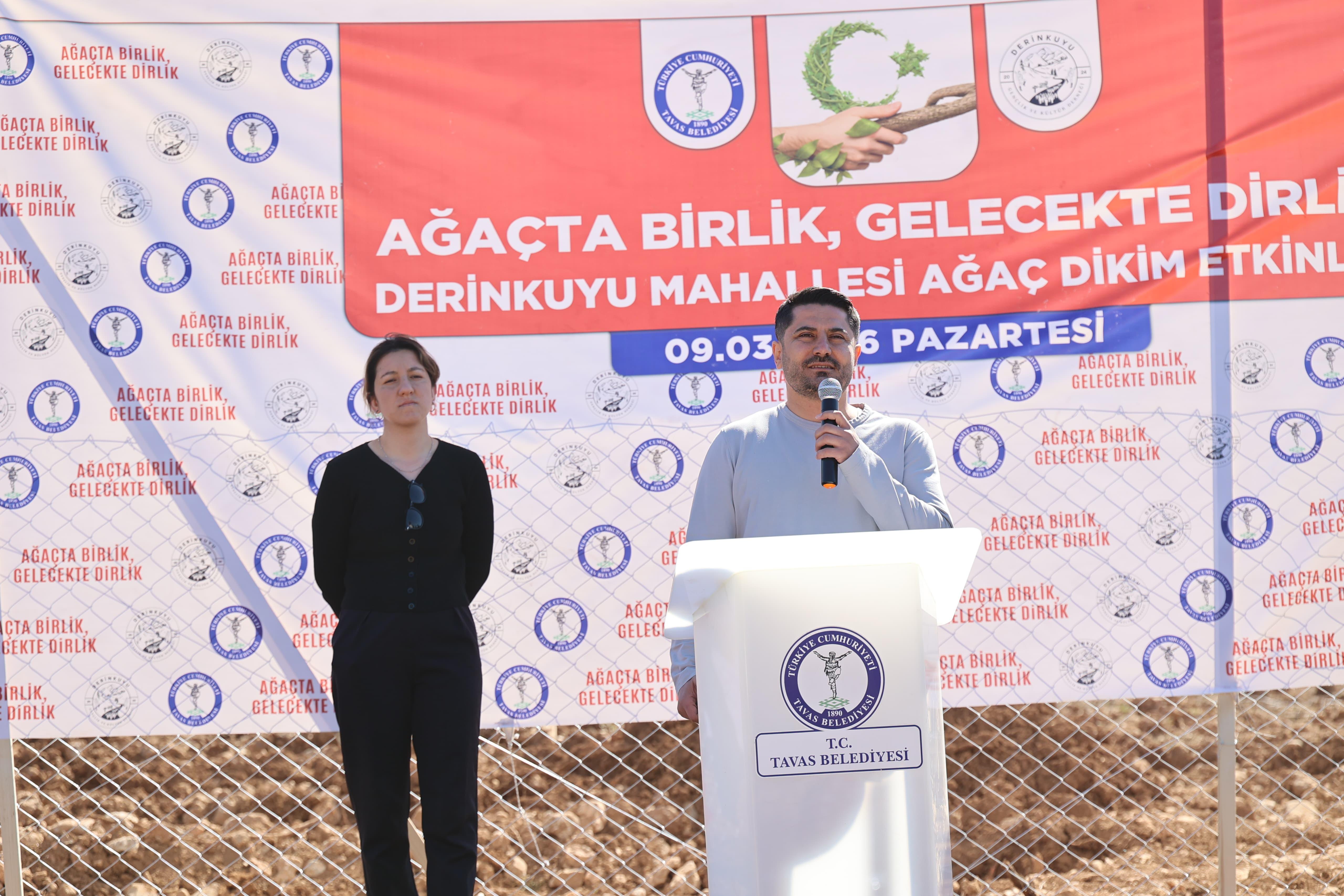 Ağaçlandırma günü etkinliğinde bakanımız ve dernek sekreterimiz